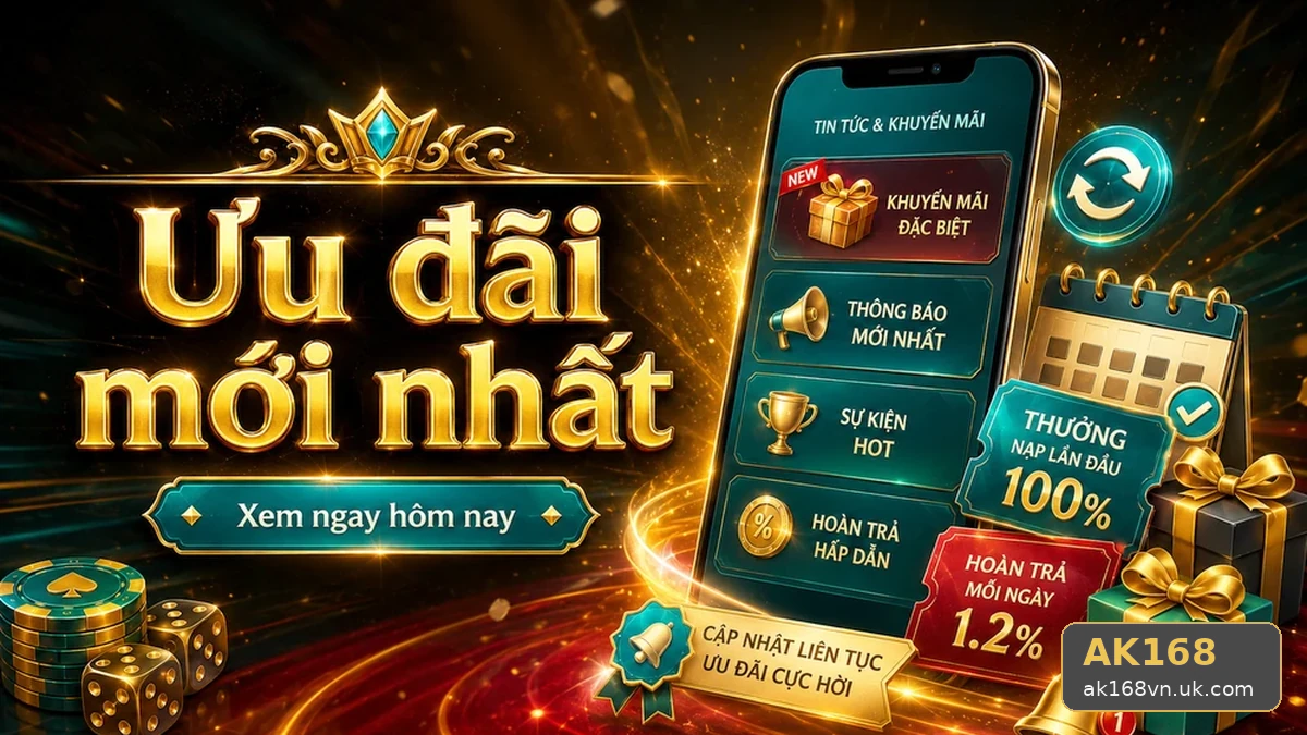 Kiểm Tra Thời Hạn, Đối Tượng Và Giới Hạn Nhận Thưởng Khuyến Mãi AK168 Tại ak168vn.uk.com